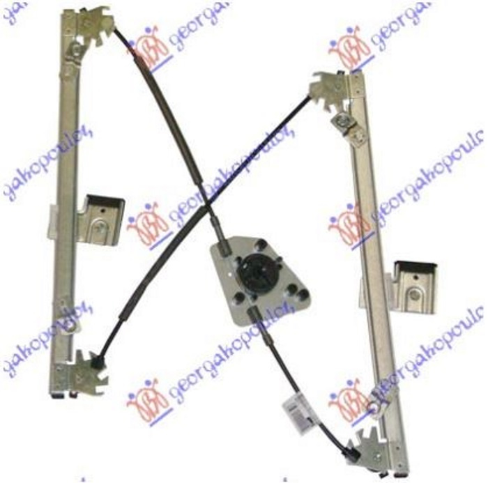 Ngritës/rregullator për dritaren e përparme elektrik (pa motor)