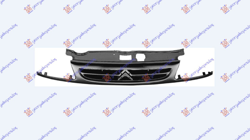 Maskë pvc/grilë ii (gati për ngjyrosje) (europian)