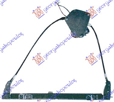 Ngritës/rregullator dritare elektrik kupe (pa motor)