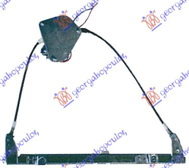 Ngritës/rregullator dritare elektrik kupe (pa motor)