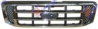 Maskë pvc/grilë krom 03-