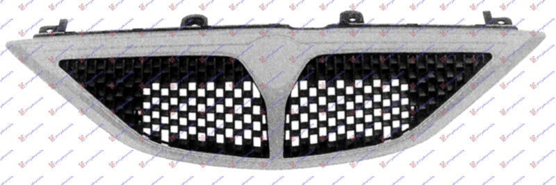 Maskë pvc/grilë krom komplet 00-