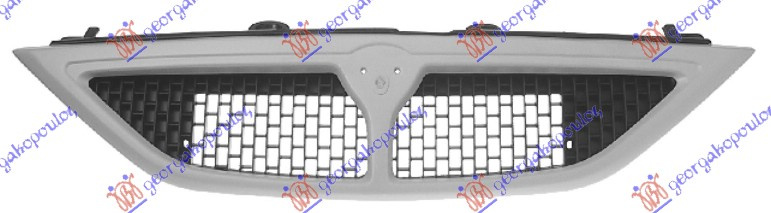 Maskë pvc/grilë komplet (gati për ngjyrosje) -00