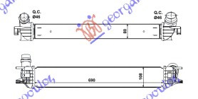 Interkuler 1.6i 16V benzinë -1.5DCi-2.0DCi dizel (690x112x80)