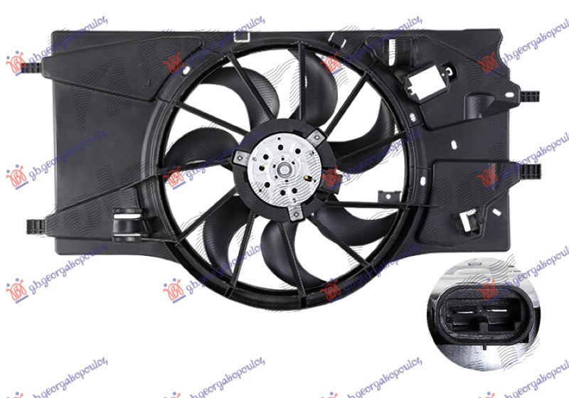 Ventilator komplet 1.5-2.0 dizel/1.6-2.0 benzinë