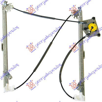 Ngritës/rregullator për dritaren e përparme elektrik (pa motor) (А cilësi)