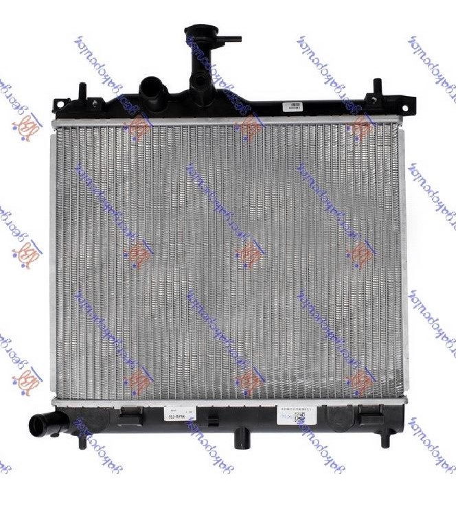Radiator për motor 1.1i12V-1.1CRDi (marsh manual) (44,5x35)