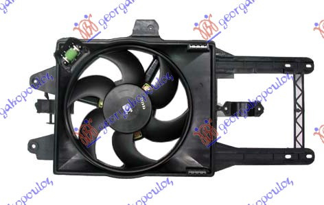 Ventilator për radiator me motor komplet (pa kondicioner) benzinë 00-