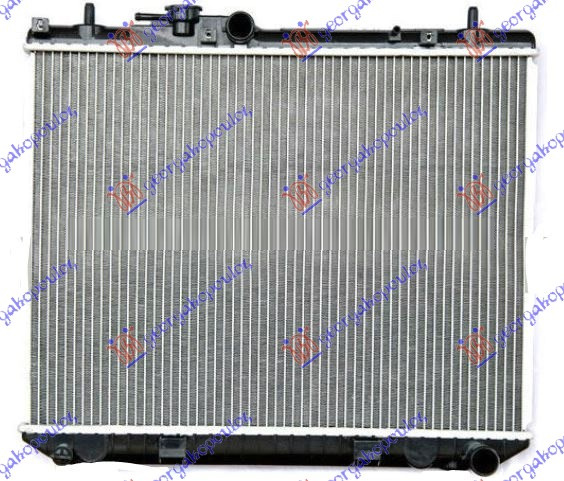 Radiator për motor 1.3cc 16V (me/pa kondicioner) -00 (42.5x57) (KOYO)