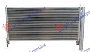 Radiator i kondicionerit 1.3 benzinë 03- (47x36) 2 kyçje me filtër