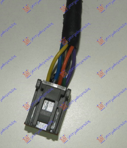 Pasqyrë elektrike me ngrohje (elektrik-me palosje) (me drita pulsuese) +Dritë) (7 pinë)