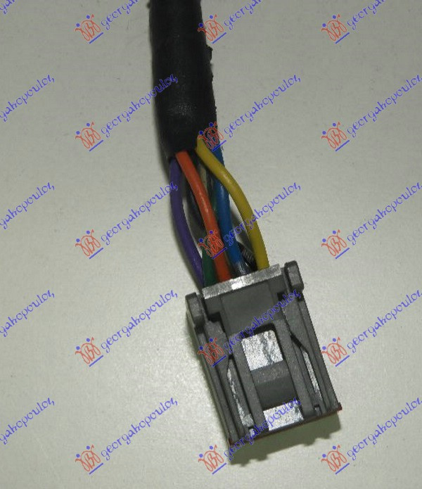 Pasqyrë elektrike me ngrohje (elektrik-me palosje) (me drita pulsuese) +Dritë) (7 pinë)