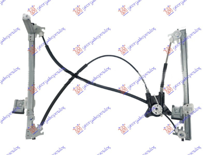 Ngritës/rregullator dritare elektrik 3 dyer (pa motor)