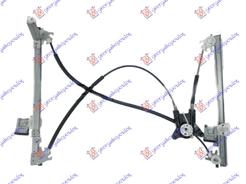 Ngritës/rregullator dritare elektrik 3 dyer (pa motor)