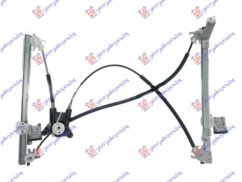 Ngritës/rregullator dritare elektrik 3 dyer (pa motor)