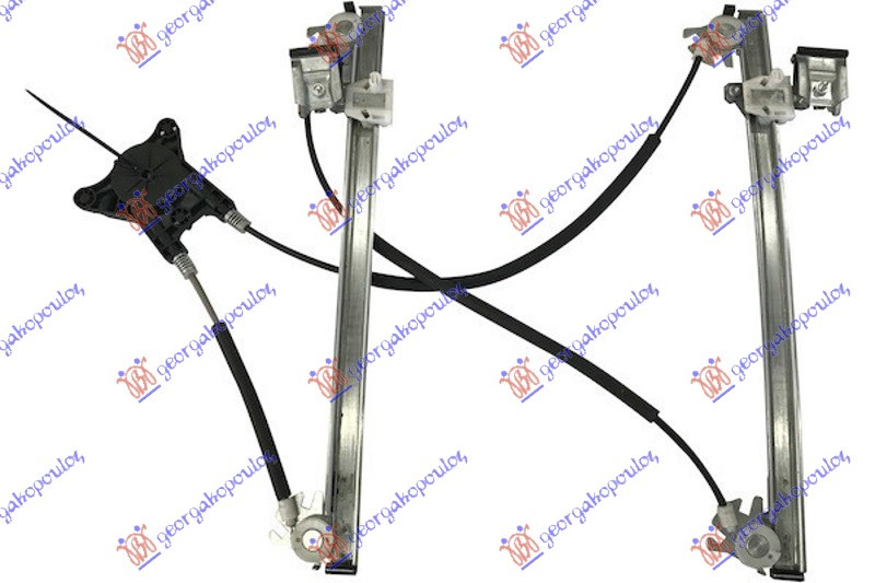 Ngritës/rregullator për dritaren e përparme elektrik 5 dyer (pa motor)