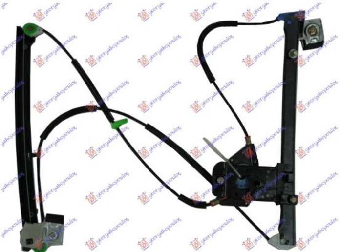 Ngritës/rregullator për dritaren e përparme 3 dyer (pa motor) (А cilësi)