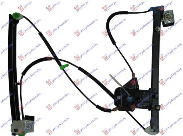 Ngritës/rregullator për dritaren e përparme 3 dyer (pa motor) (А cilësi)
