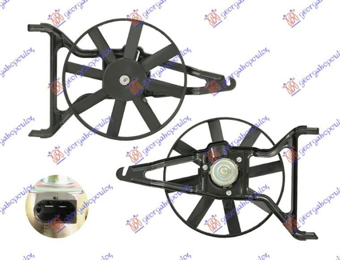 Ventilator komplet 1.0-1.1 benzinë (28cm)