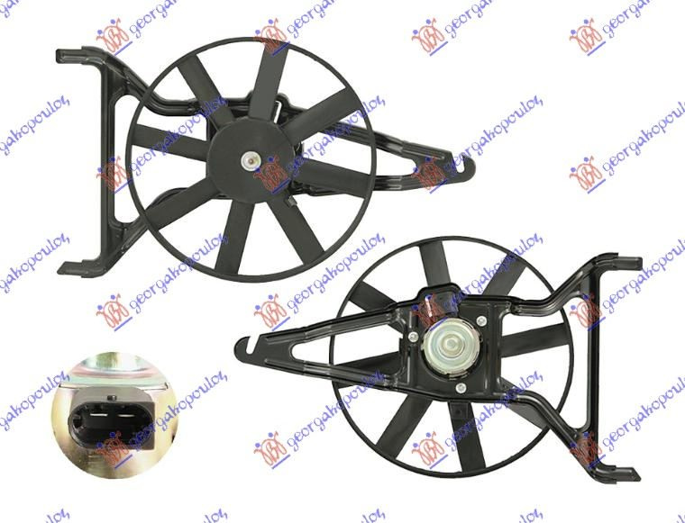 Ventilator komplet 1.0-1.1 benzinë (28cm)