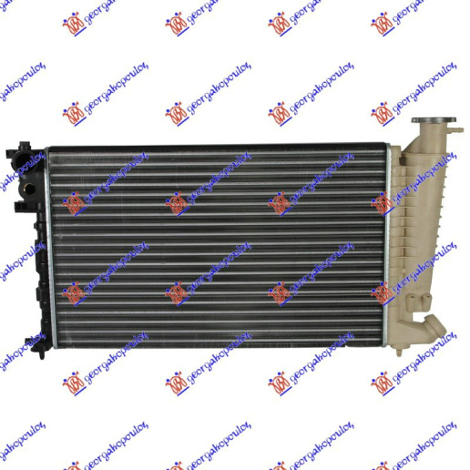 Radiator për motor 1.1-1.4cc (61x38) (me kondicioner) (VALEO CLASSIC)