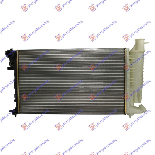 Radiator për motor 1.6-1.8cc (me kondicioner) (61x36)