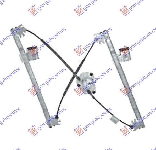 Ngritës/rregullator për dritaren e përparme elektrik (pa motor)
