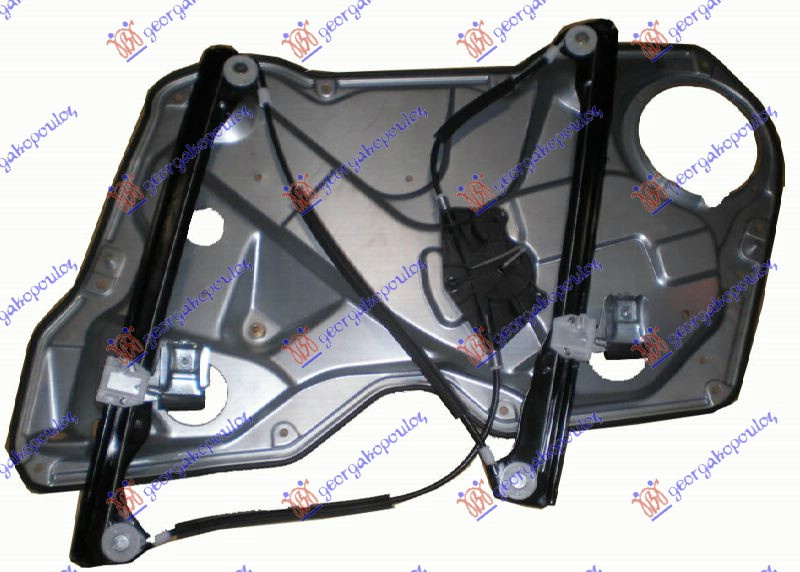 Ngritës/rregullator për dritaren e përparme elektrik (pa motor) me panel