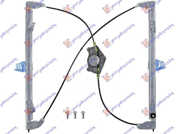 Ngritës/rregullator për dritaren e përparme elektrik (pa motor) (А cilësi)