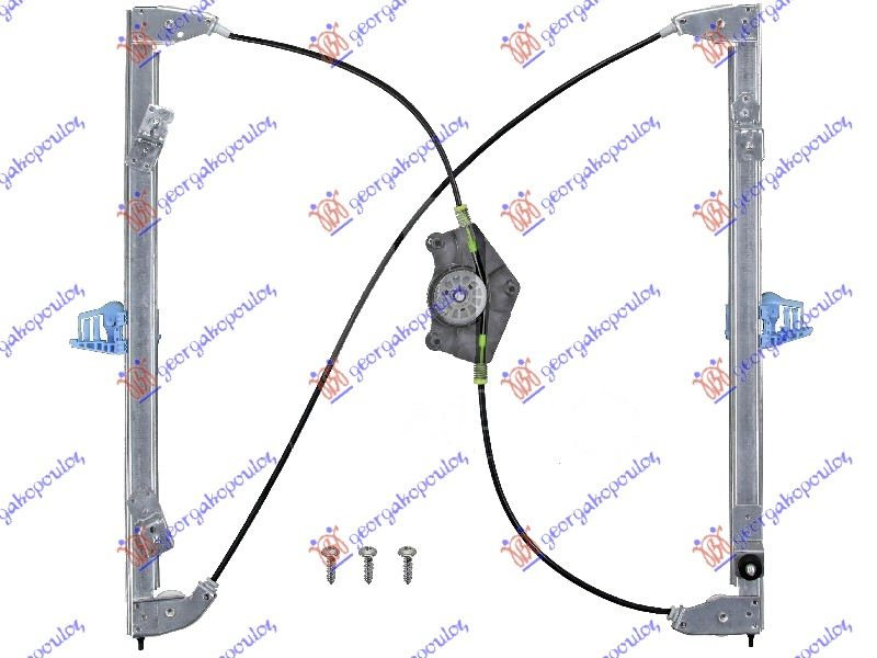 Ngritës/rregullator i përparëm dritare elektrike (pa motor) (А cilësi)