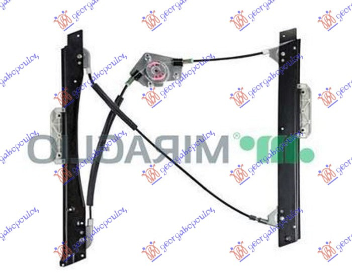 Ngritës/rregullator për dritaren e përparme elektrik (pa motor) (А cilësi)