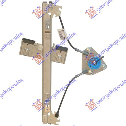 Ngritës/rregullator për dritaren e përparme elektrik 5 dyer (pa motor) (А cilësi)