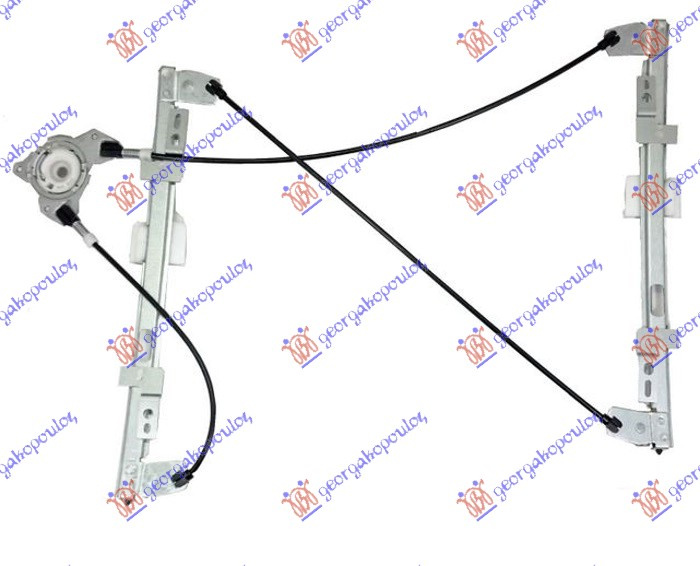 Ngritës/rregullator dritare elektrik 3 dyer (pa motor)