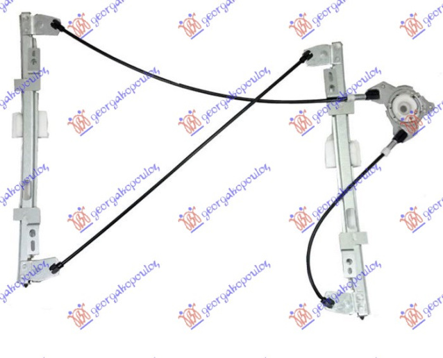 Ngritës/rregullator dritare elektrik 3 dyer (pa motor)