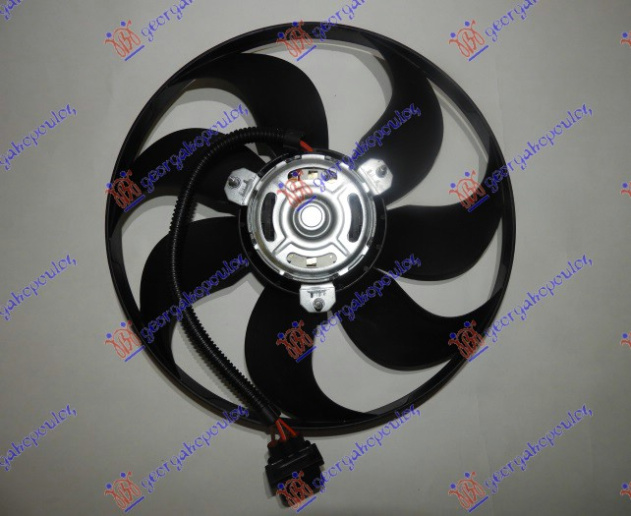 Ventilator për radiatorpër motor (Motor + helikë) (345mm) (250/60w) (3 pinë)