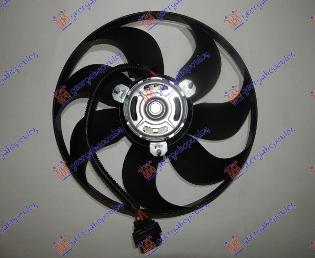 Ventilator për radiatorpër motor (Motor + helikë) (345mm) (250/60w) (3 pinë)