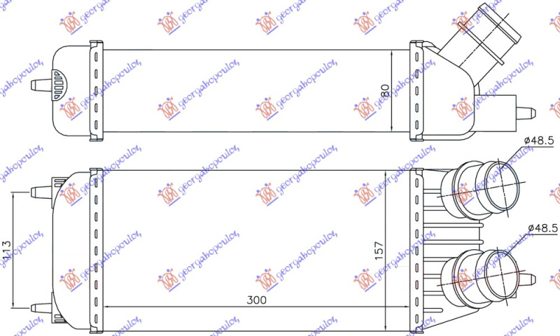Interkuler 1.6 HDi dizel (300x155x80)