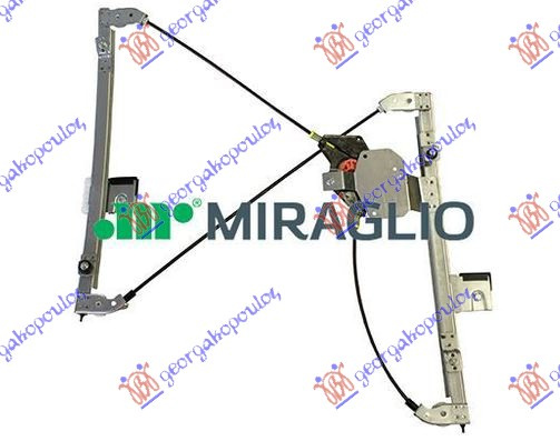 Ngritës/rregullator për dritaren e përparme elektrik 5 dyer (pa motor) (А cilësi)