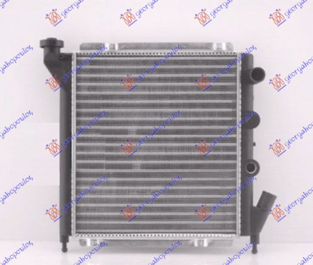 Radiator për motor benzinë (pa kondicioner) (36x39,3x2,2) (VALEO CLASSIC)