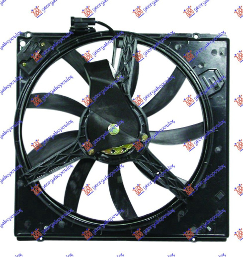 Ventilator për radiator me motor komplet (me kondicioner) benzinë