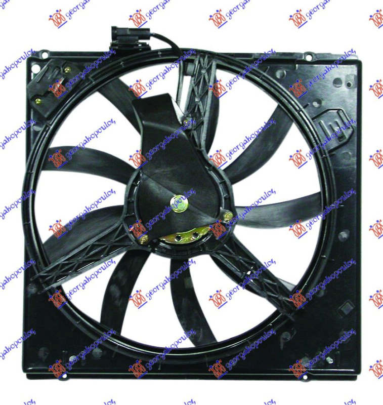 Ventilator për radiator me motor komplet (me kondicioner) benzinë