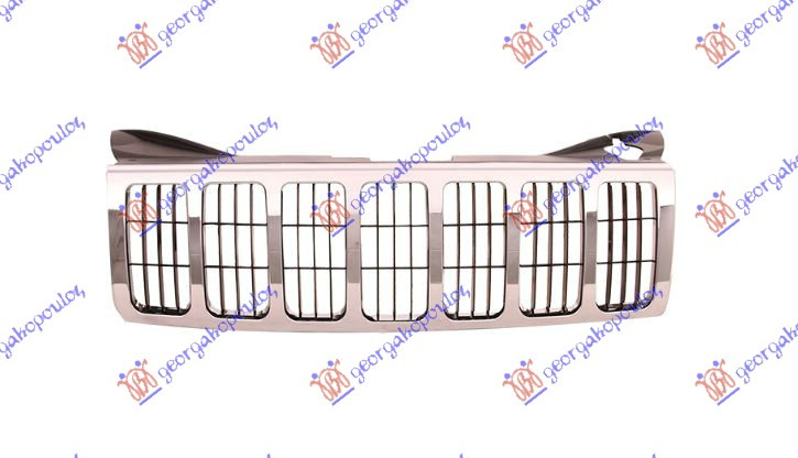 Maskë pvc/grilë krom komplet