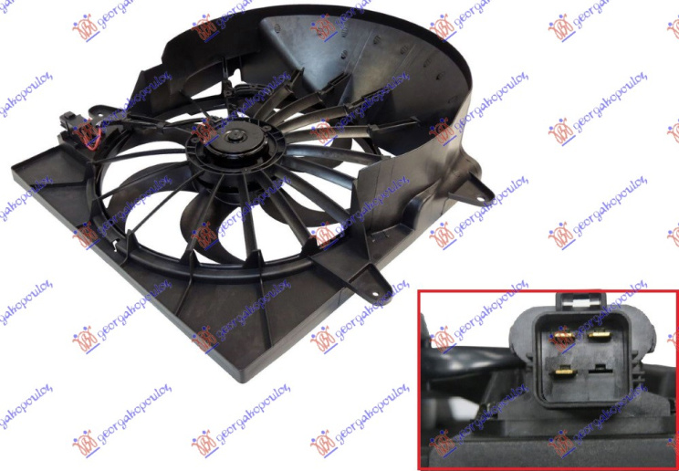Ventilator komplet (3 pinë) benzinë