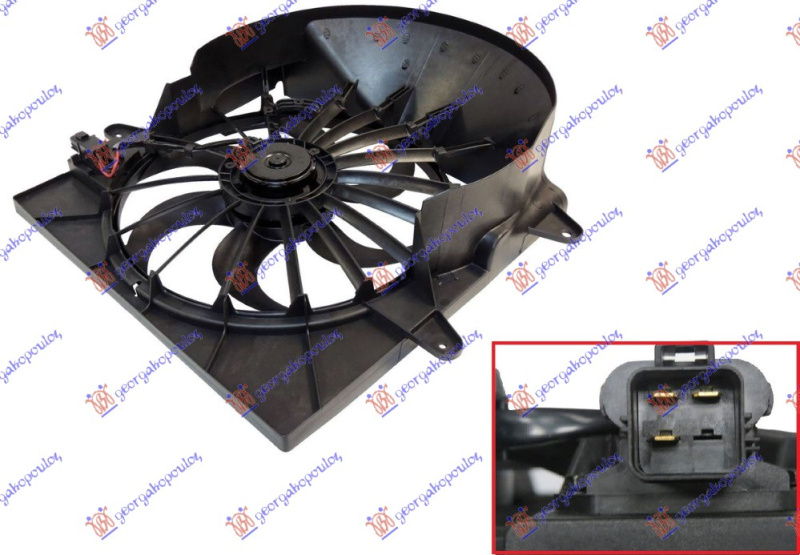 Ventilator komplet (3 pinë) benzinë