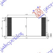 Radiator i kondicionerit dizel (70x31x18) -03