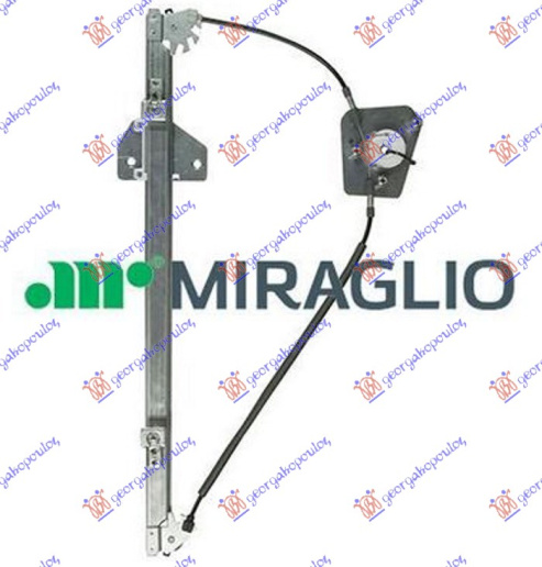 Ngritës/rregullator për dritaren e përparme elektrik (pa motor) (komfort) (А cilësi)