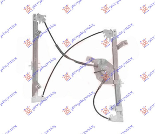 Ngritës/rregullator për dritaren e përparme elektrik (pa motor)