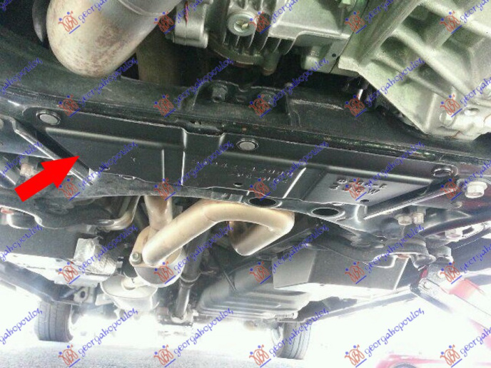 Mbrojtje/kapak nën motor plastik (pjesa e pasme)
