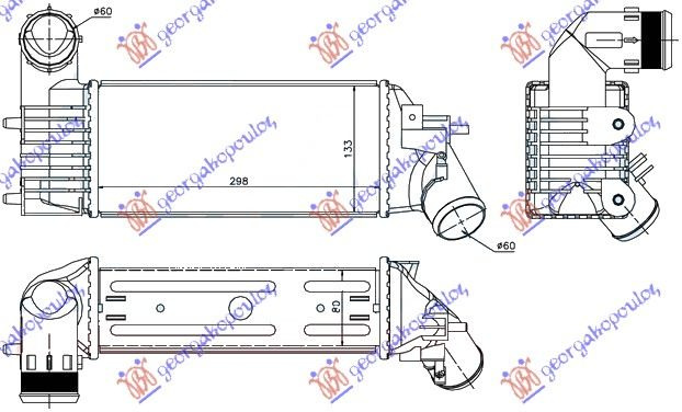 Interkuler 2,0-2,2HDi (302x136x85)