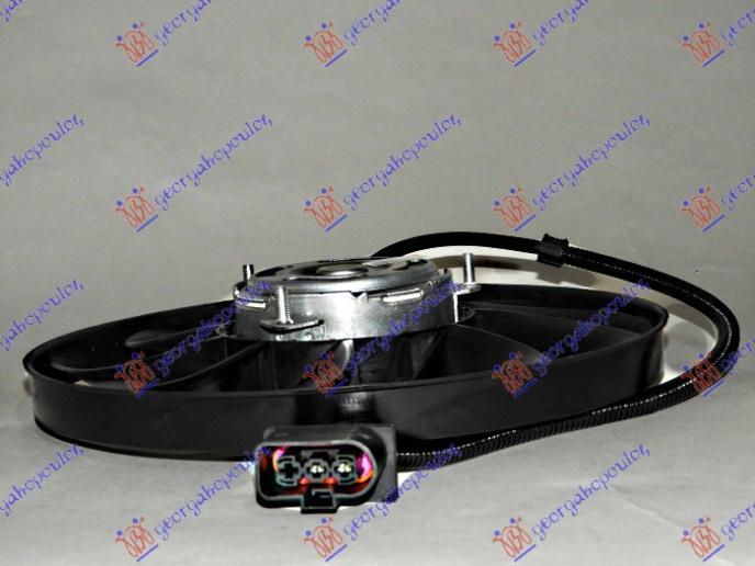 Ventilator për radiatorpër motor (Motor + helikë) (290mm) (2 pinë)